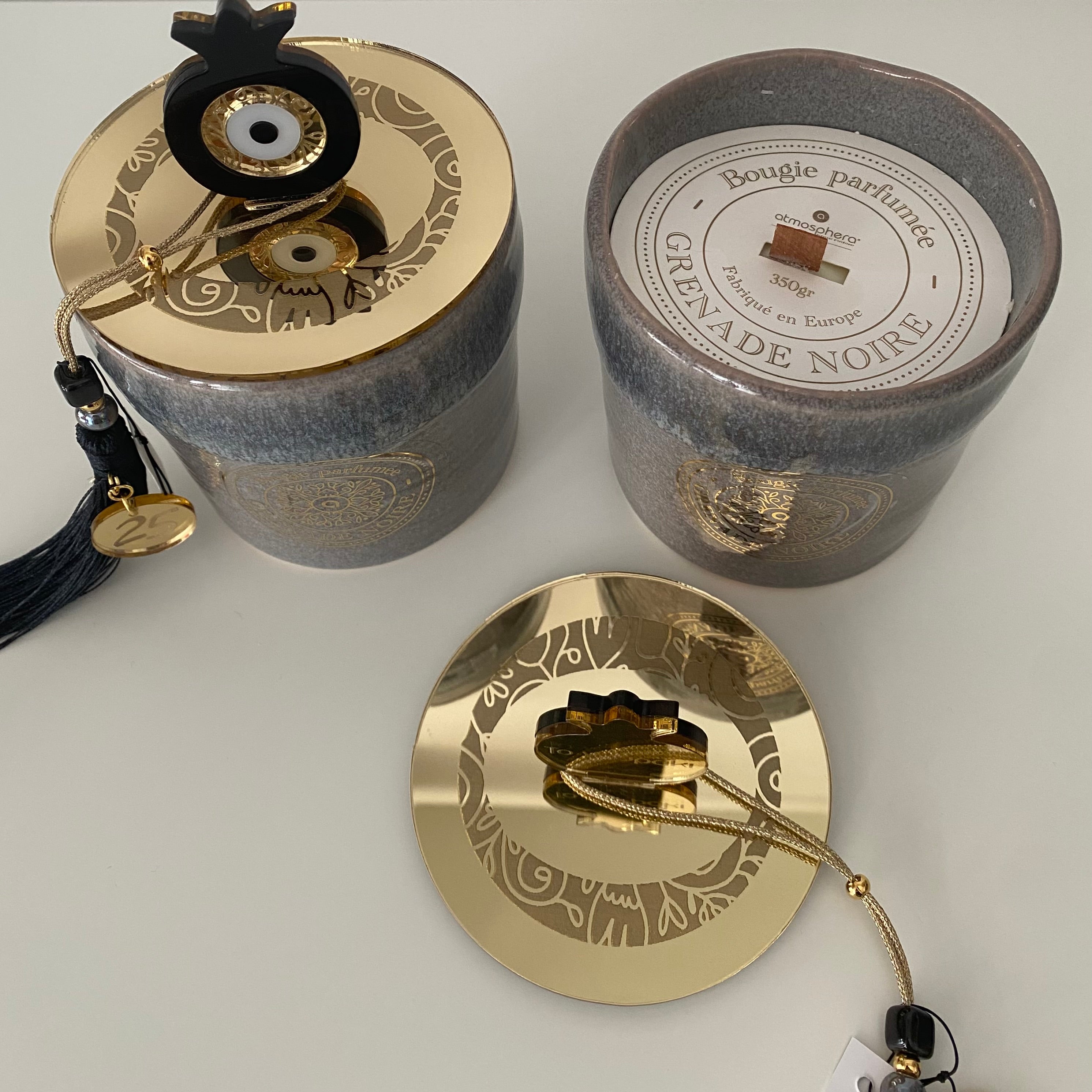 Evil Eye 2025- Black and Gold- Scented Candle