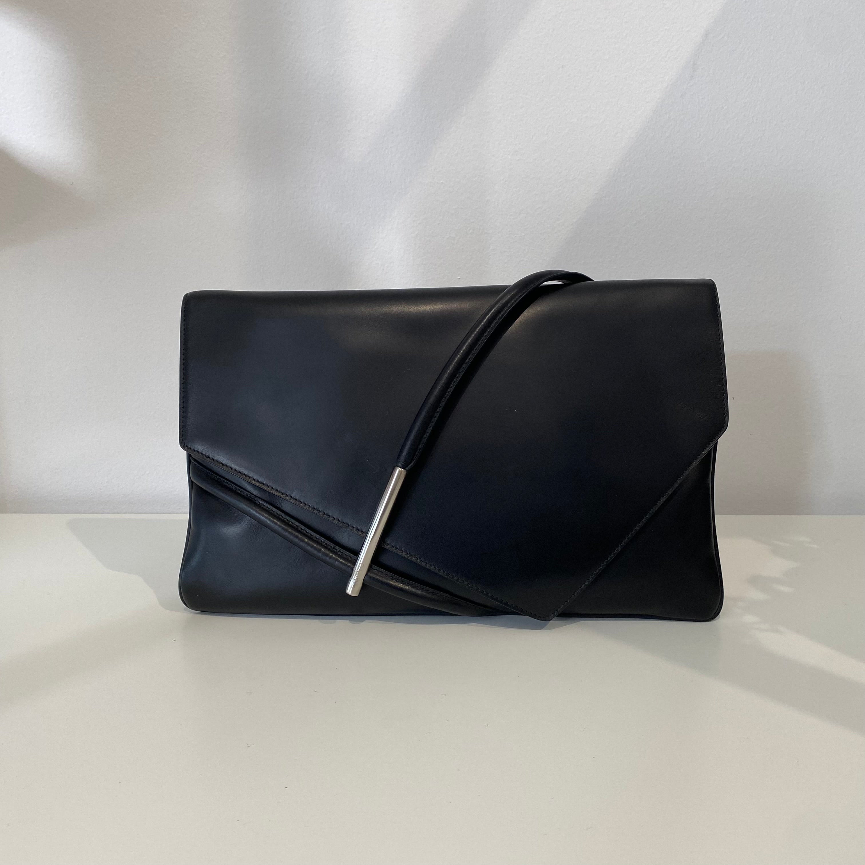 Calvin Klein Envelope Leather Clutch
