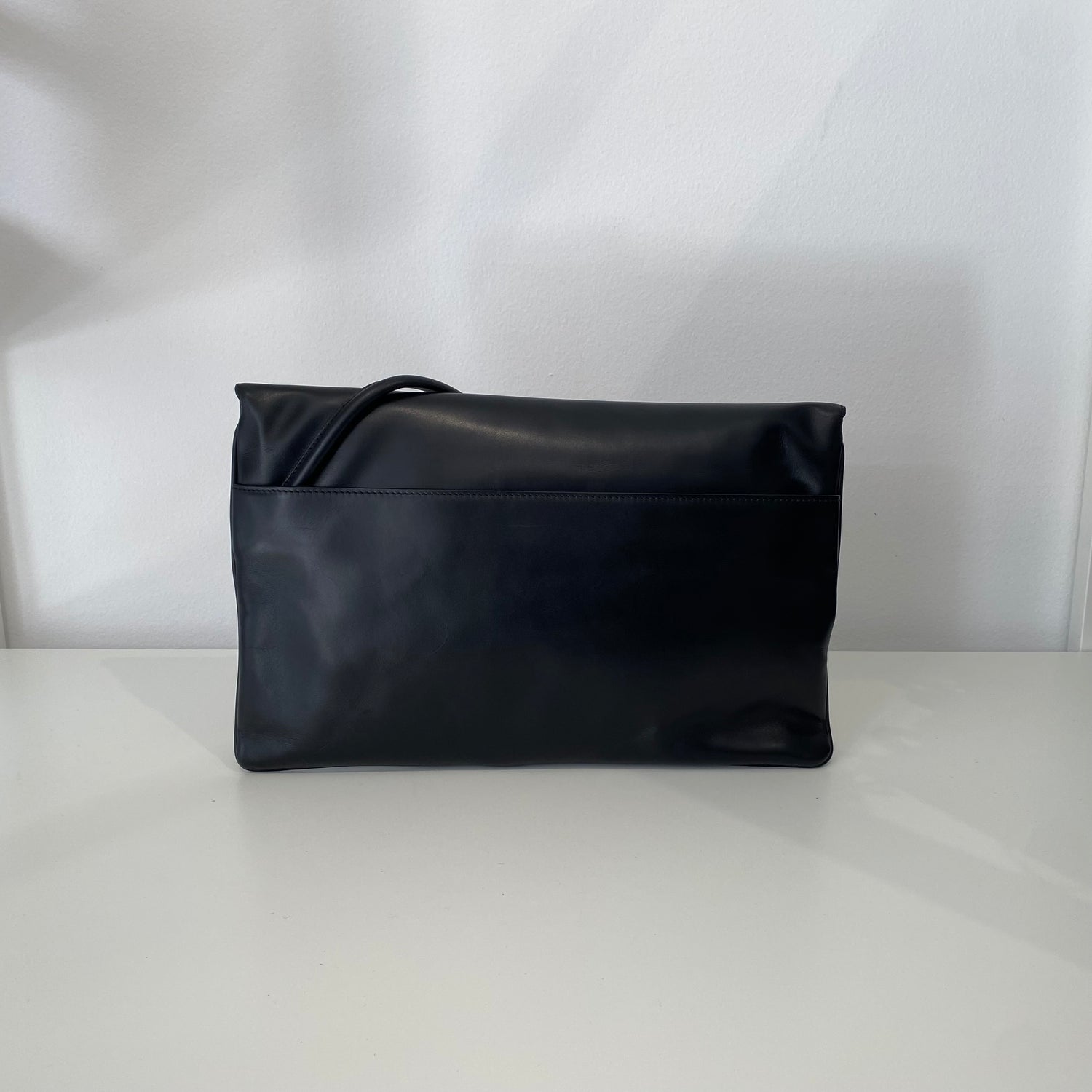 Calvin Klein Envelope Leather Clutch