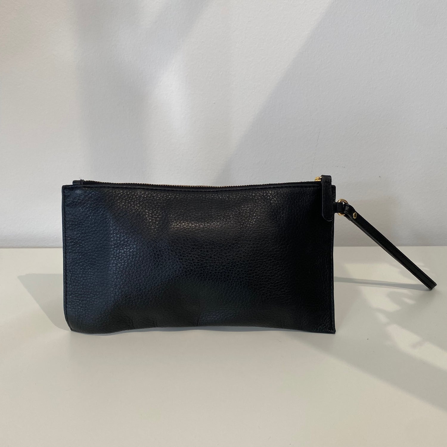 Michael Kors Black Leather Clutch