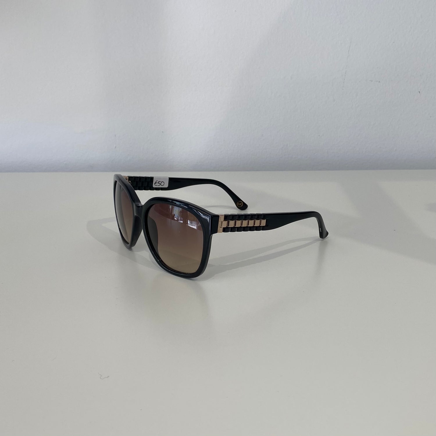 Pre- Loved Michael Kors Sunglasses- Black and Gold