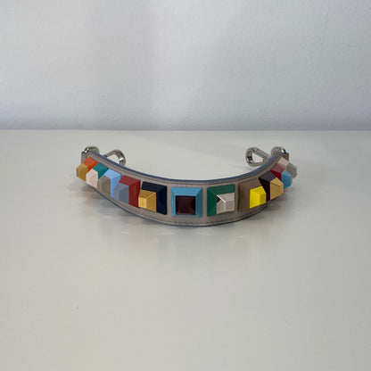 FENDI Leather Strap You Studs Hand Strap Multicolour