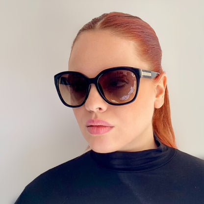 Pre- Loved Michael Kors Sunglasses- Black and Gold