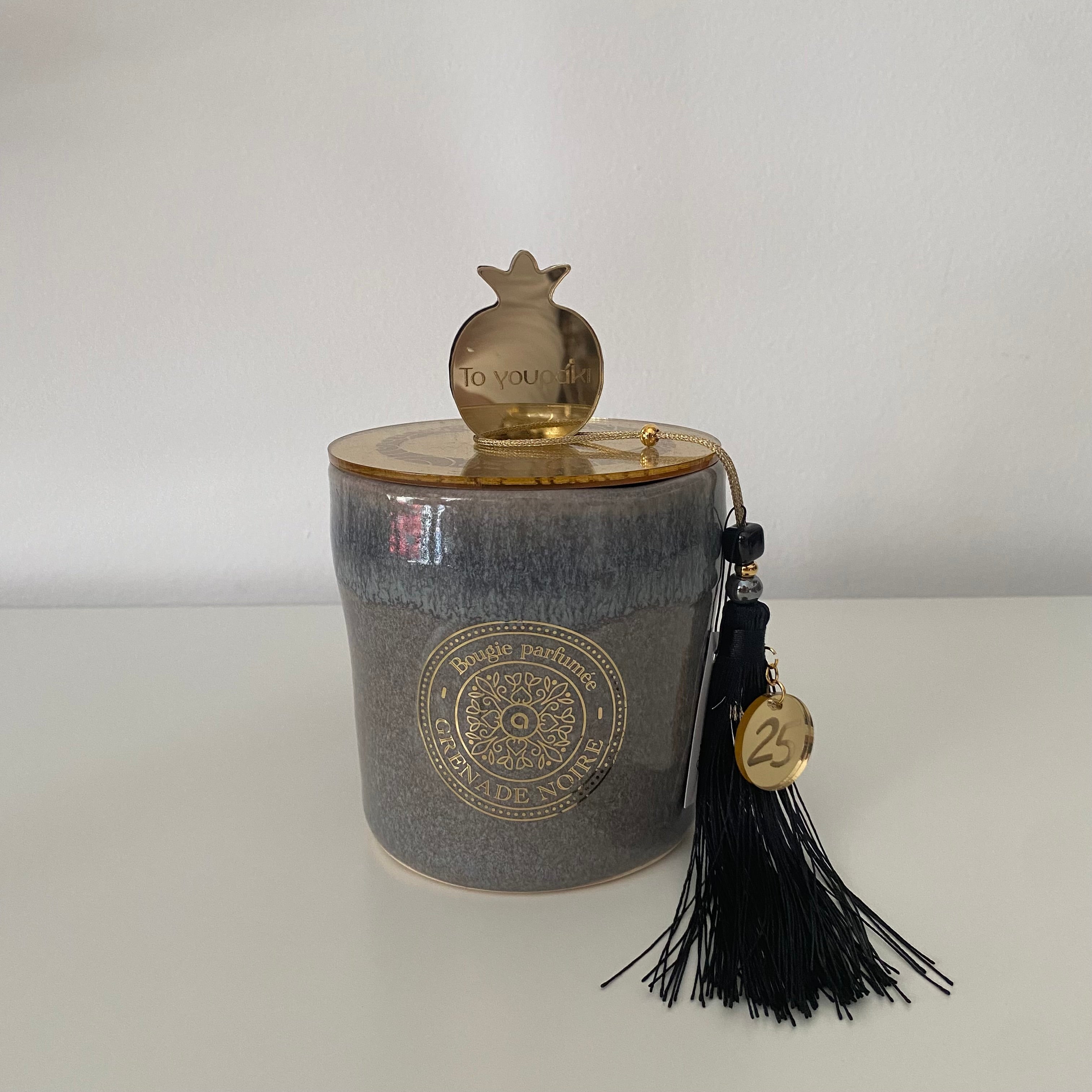 Evil Eye 2025- Black and Gold- Scented Candle