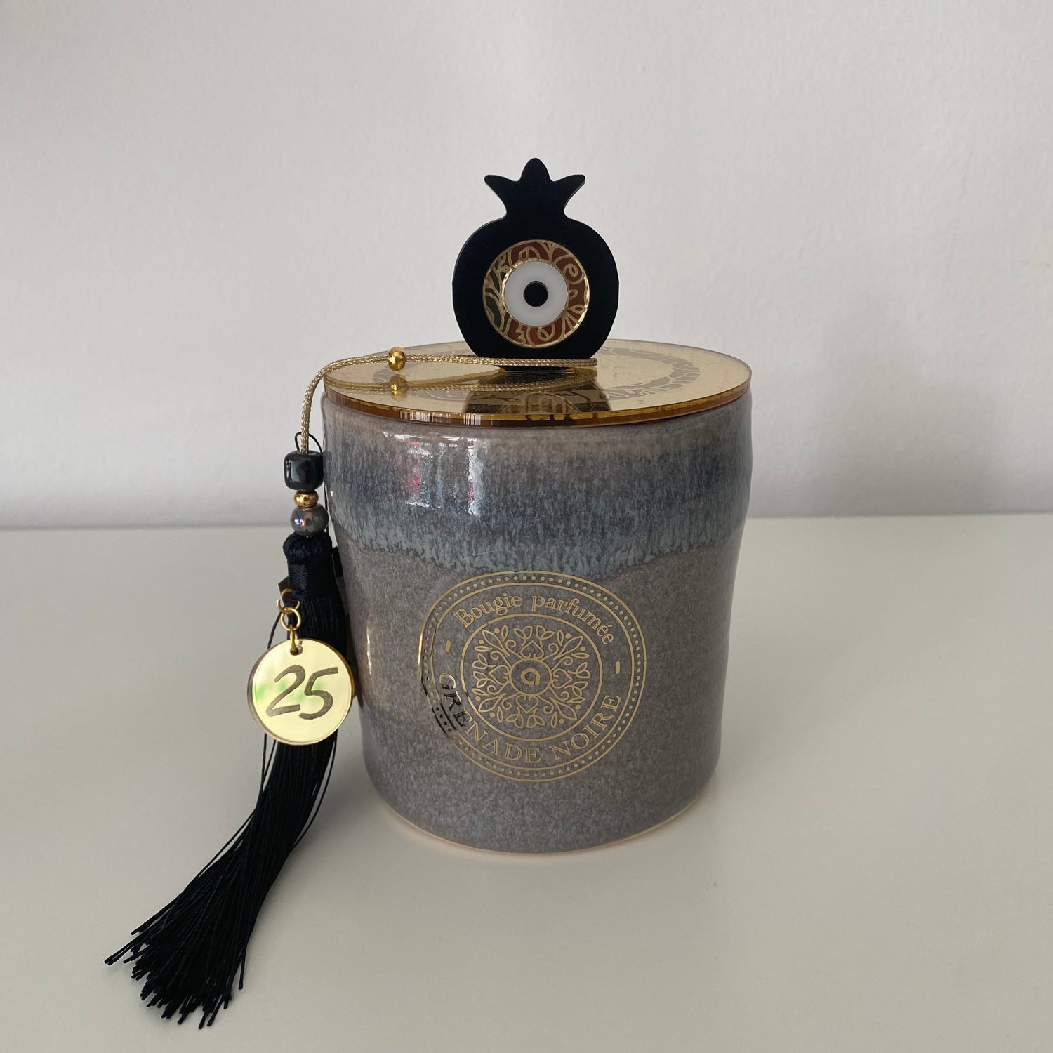 Evil Eye 2025- Black and Gold- Scented Candle