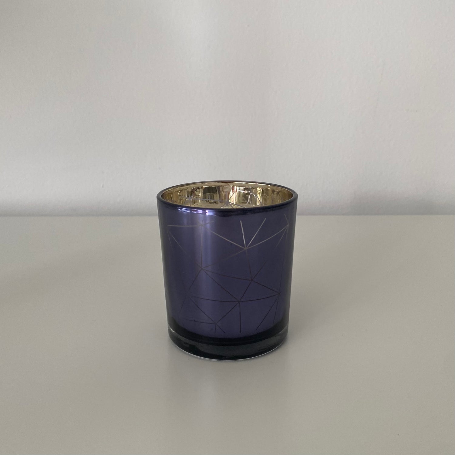 Blue and Gold- Scented Candle