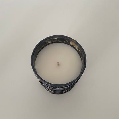 Midnight Sea with Golden Stripes-Scented Candle