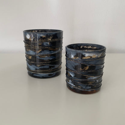 Midnight Sea with Golden Stripes-Scented Candle