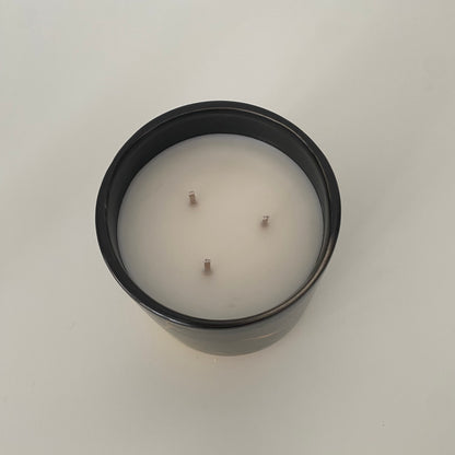 Black and Gold Marble- Scented Candle