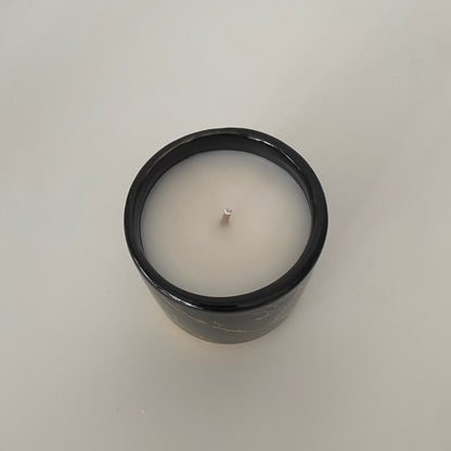Black and Gold Marble- Scented Candle