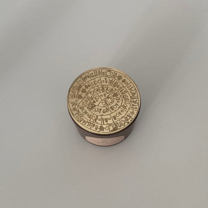 Golden Phaistos Disc- Scented Candle
