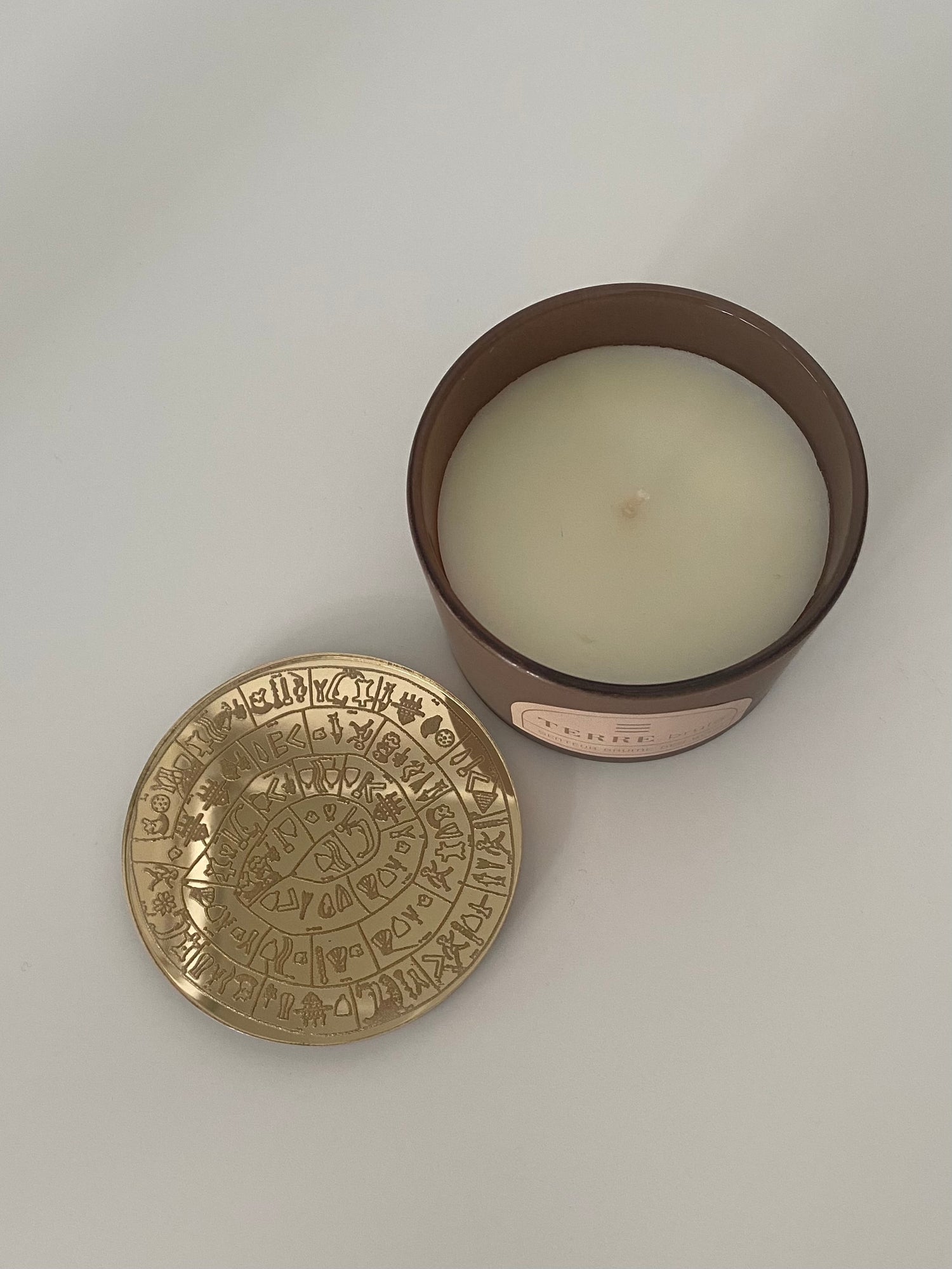 Golden Phaistos Disc- Scented Candle