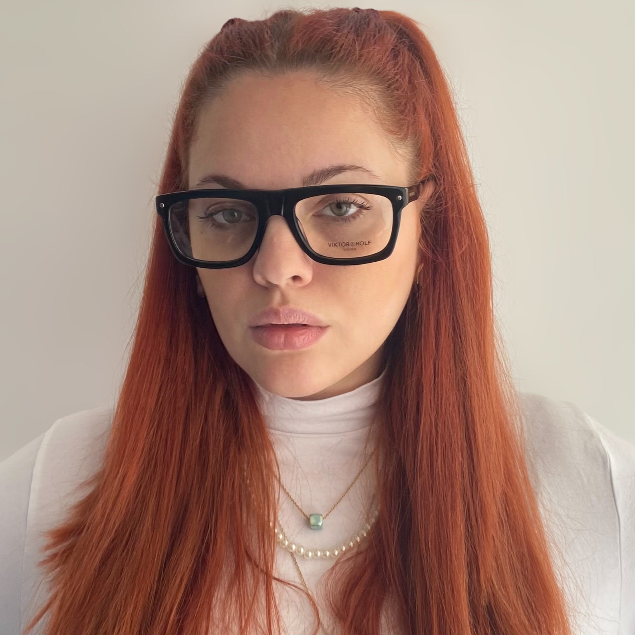 Viktor &amp; Rolf-Black-Eyeglasses