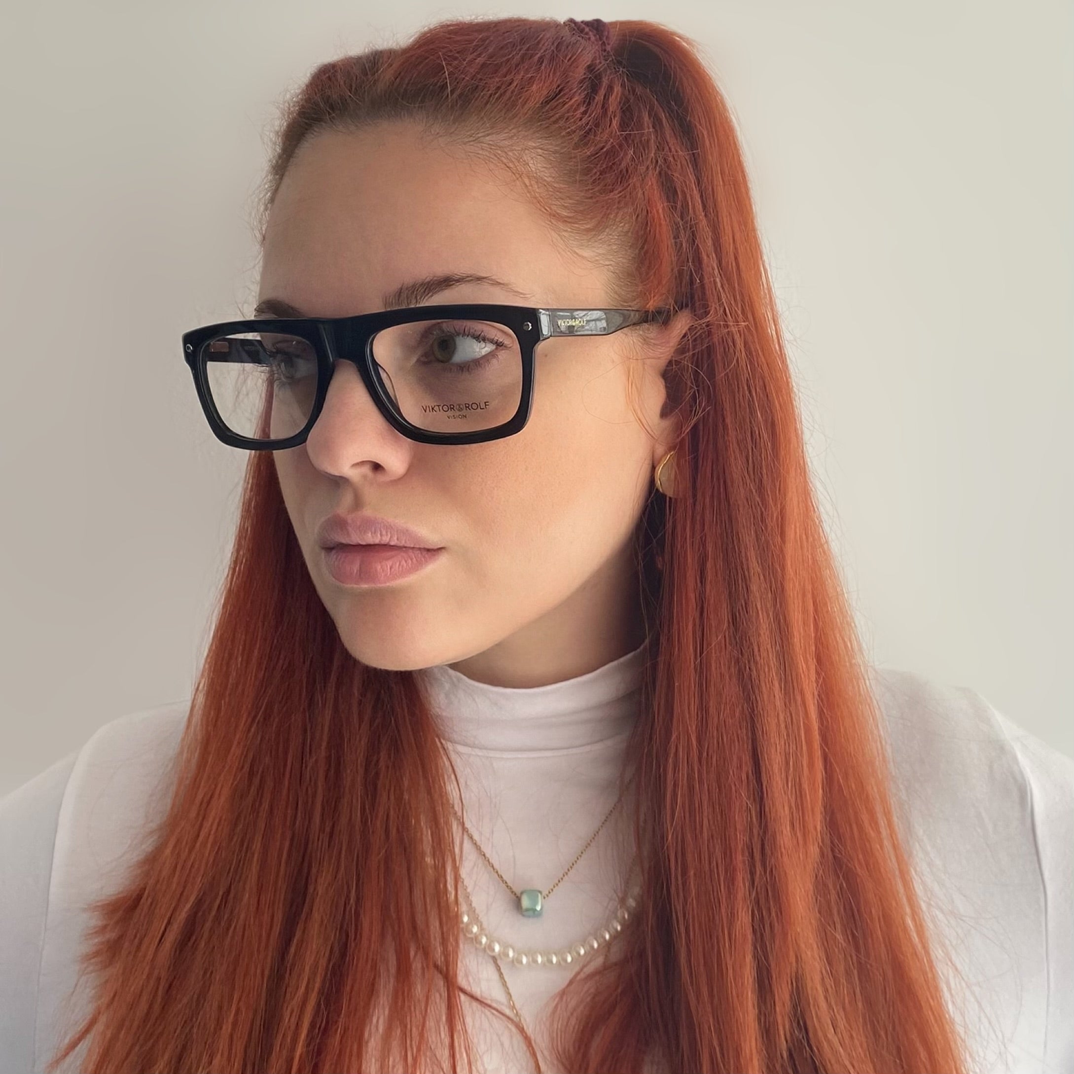 Viktor &amp; Rolf-Black-Eyeglasses