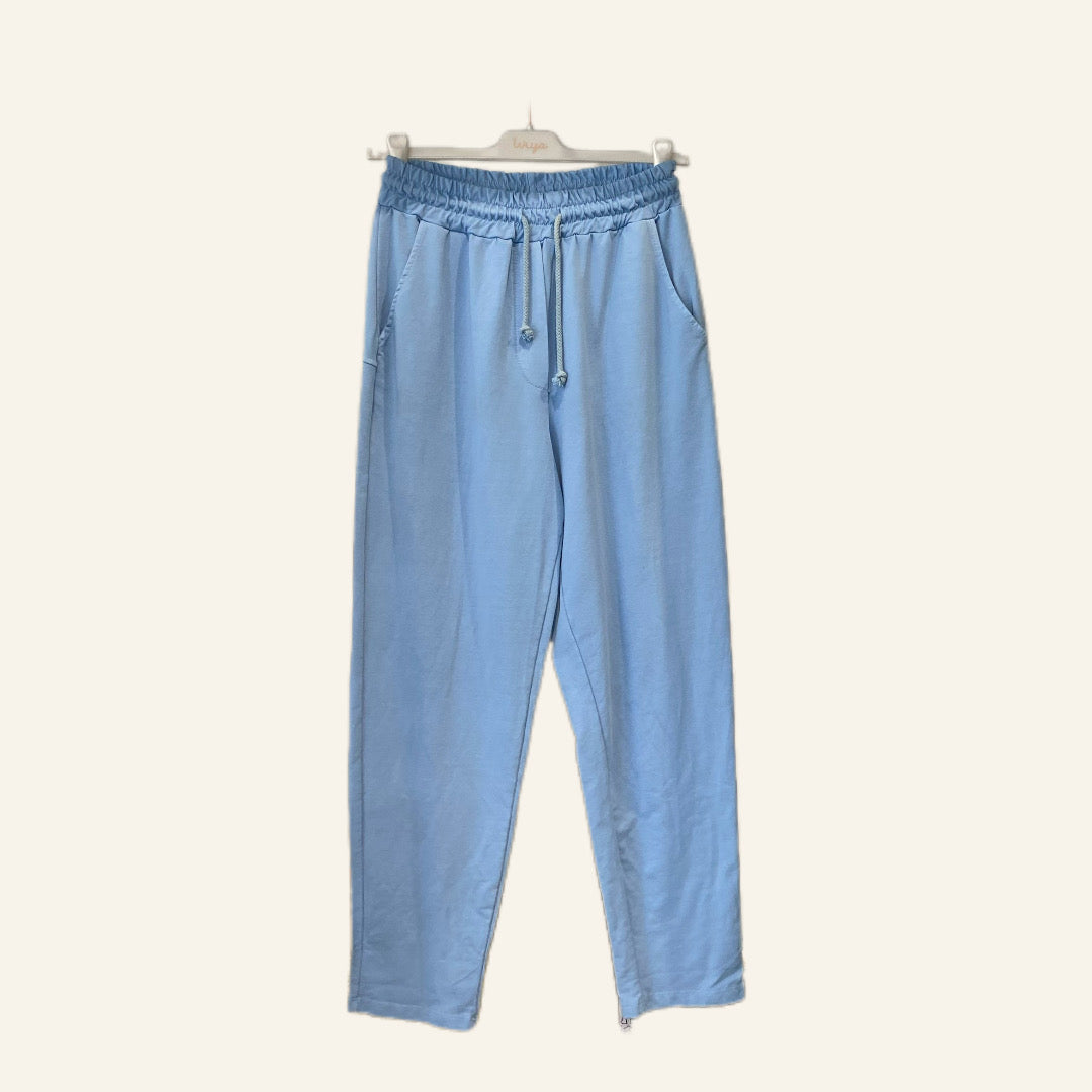 Blue 100% Cotton Pants