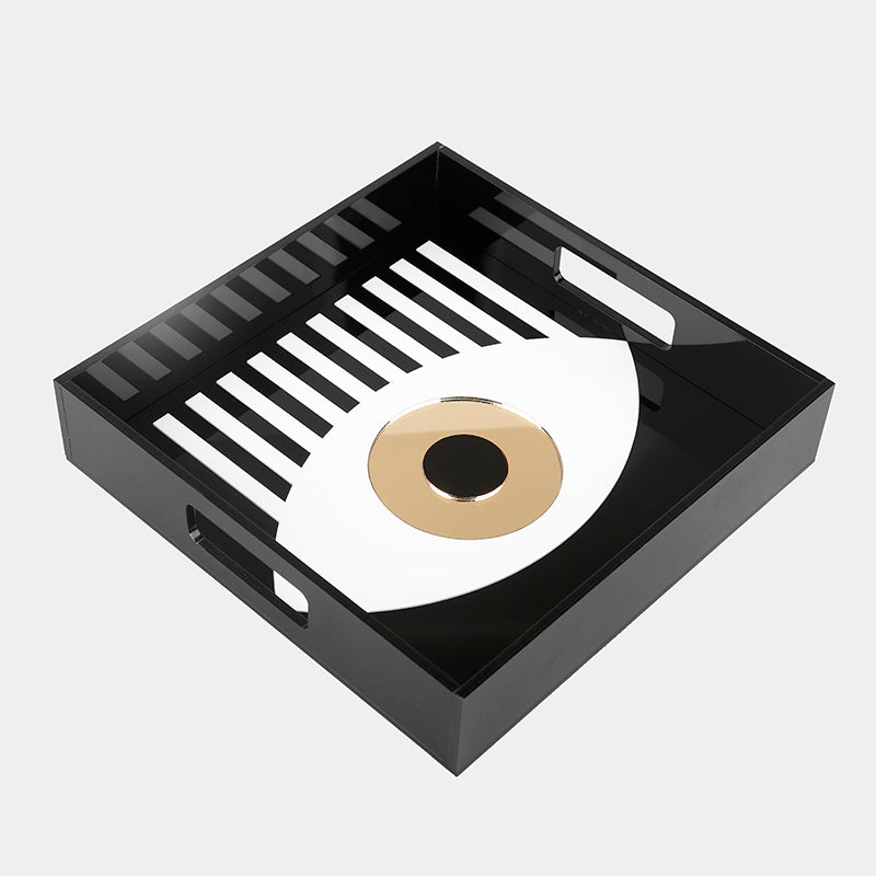 Winter Bauhaus Eye – Plexi glass serving tray
