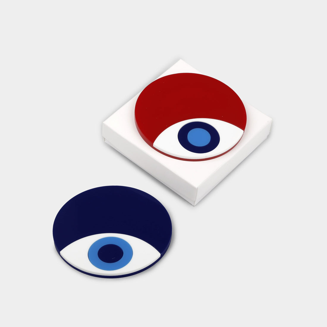 Ioanna M Eye Circles – Plexi Glass – Coaster