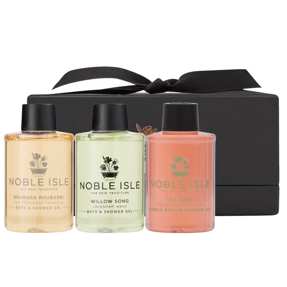 Noble Isle Luxury Fresh &amp; Clean Bath &amp; Shower Gel Trio